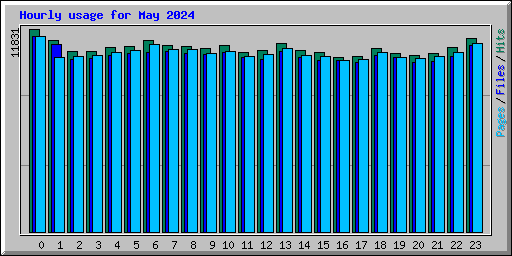 Hourly usage for May 2024